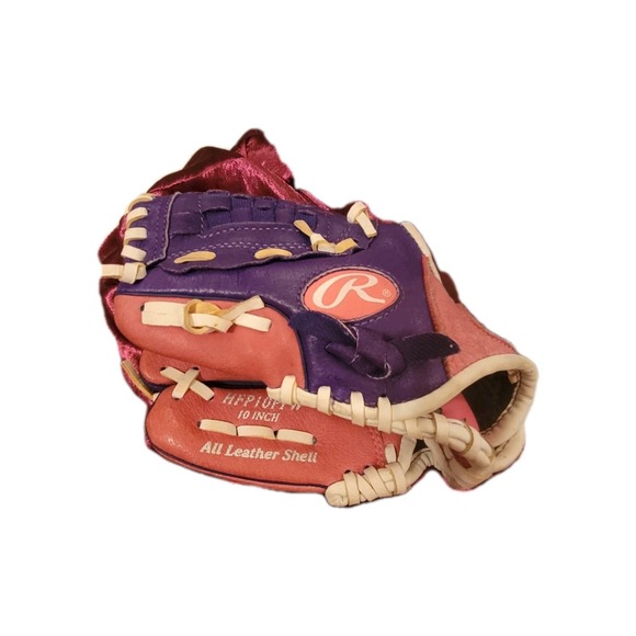 Rawlings TheGoldGlove Purple & Pink 10" HPP10PPW - Picture 7 of 8